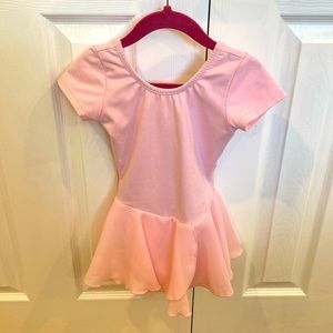 Skirted dance leotard